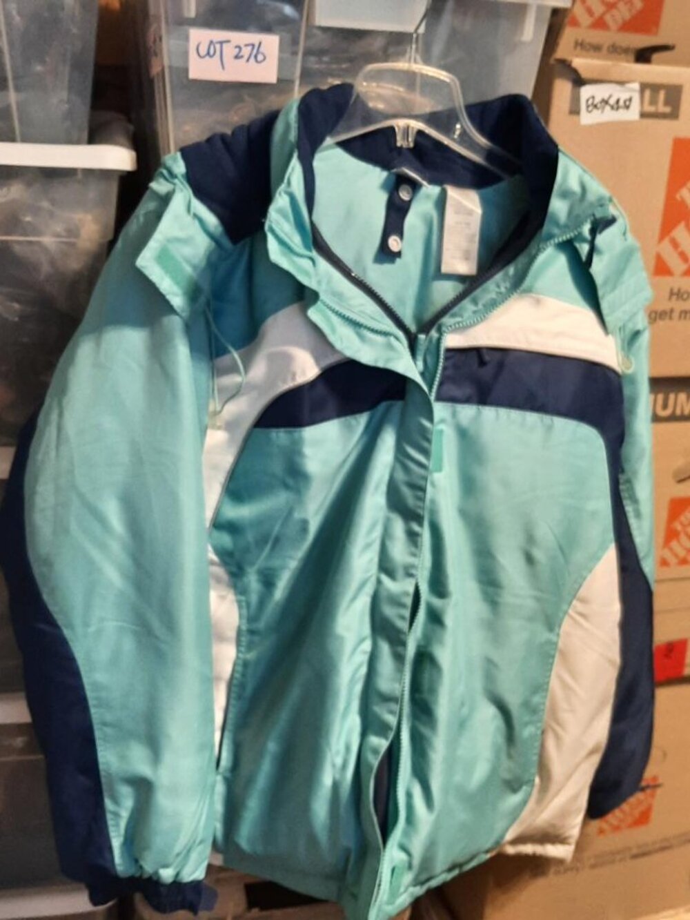 Women Athletic Works Coat W Hoodie & Jacket Set Multicolor Sz XL(16W)